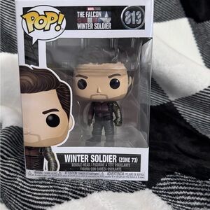 Funko Pop! Winter Soldier Figure with Brown and Black Details